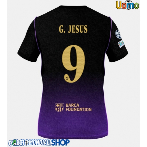 Maglie da calcio Barcelona Gabriel Jesus #9 Seconda Maglia 2026-27 Manica Corta